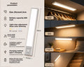 Magnetic Rechargeable LED Sensor Night Light - Wireless Wardrobe & Kitchen Lamp
