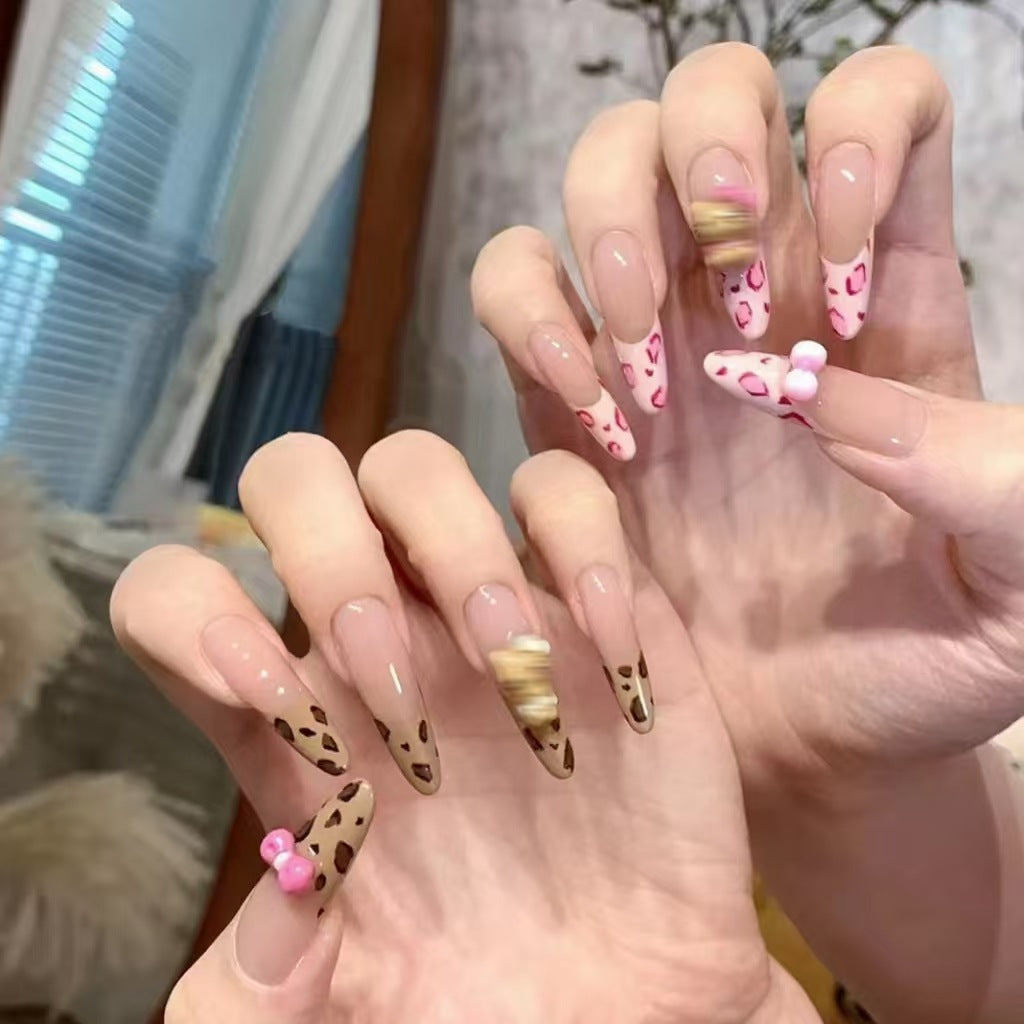 Luxury Handmade Press-On Nails Set - Elegant Nail Art Patches