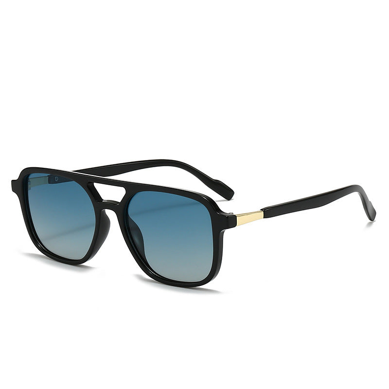 Retro Square Polarized Sunglasses for Men and Women - UV400 Protection Eyewear