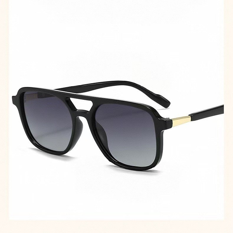 Retro Square Polarized Sunglasses for Men and Women - UV400 Protection Eyewear