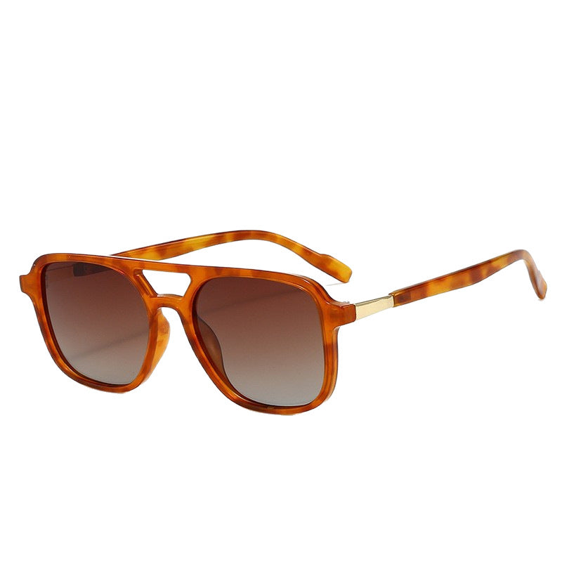 Retro Square Polarized Sunglasses for Men and Women - UV400 Protection Eyewear