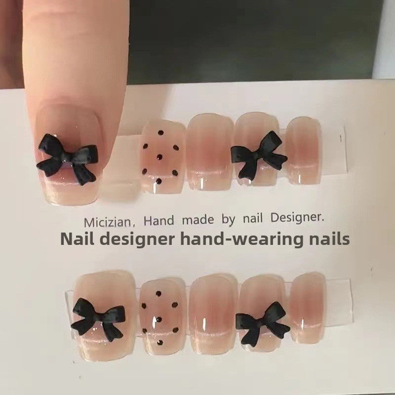 Luxury Handmade Press-On Nails Set - Elegant Nail Art Patches